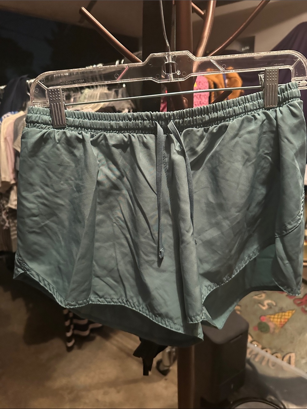 Old Navy Teal Drawstring Athletic Shorts